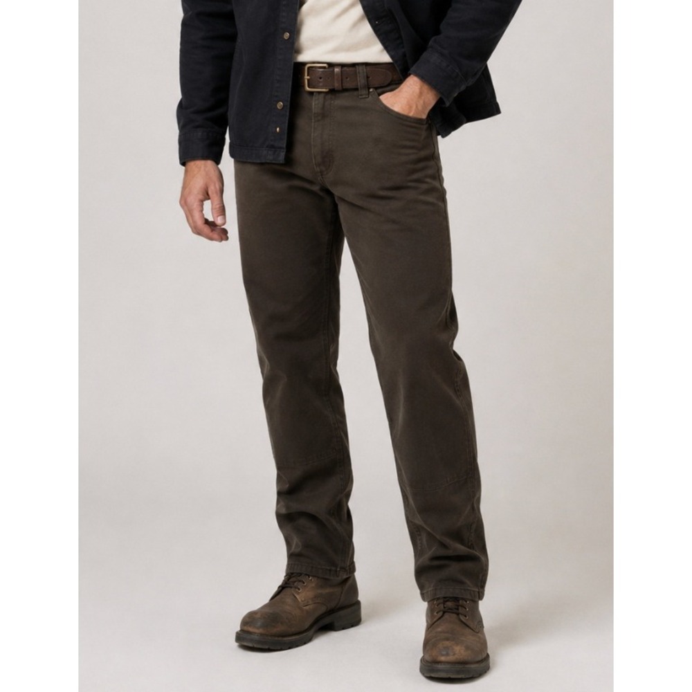 Carhartt Rugged Flex Relaxed Fit Canvas 5-Pocket Work Pant Brown 34x30 102517